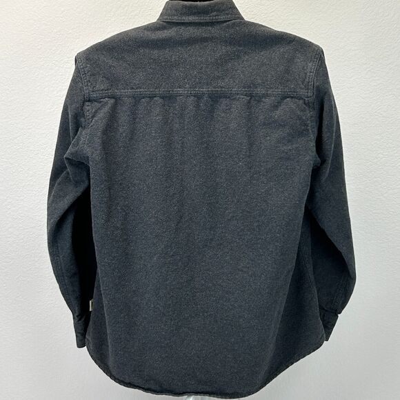 Dakota Grizzly Chamois Flannel Button Front Shirt Mens Large Long Sleeve Gray - Picture 3 of 8